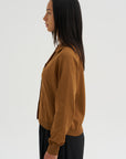 Long Sleeve Cardigan, Cigar