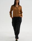 Long Sleeve Cardigan, Cigar