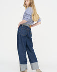 Inside-Out Jeans, Blublack
