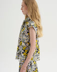 Poplin Sleeveless Blouse, Maize