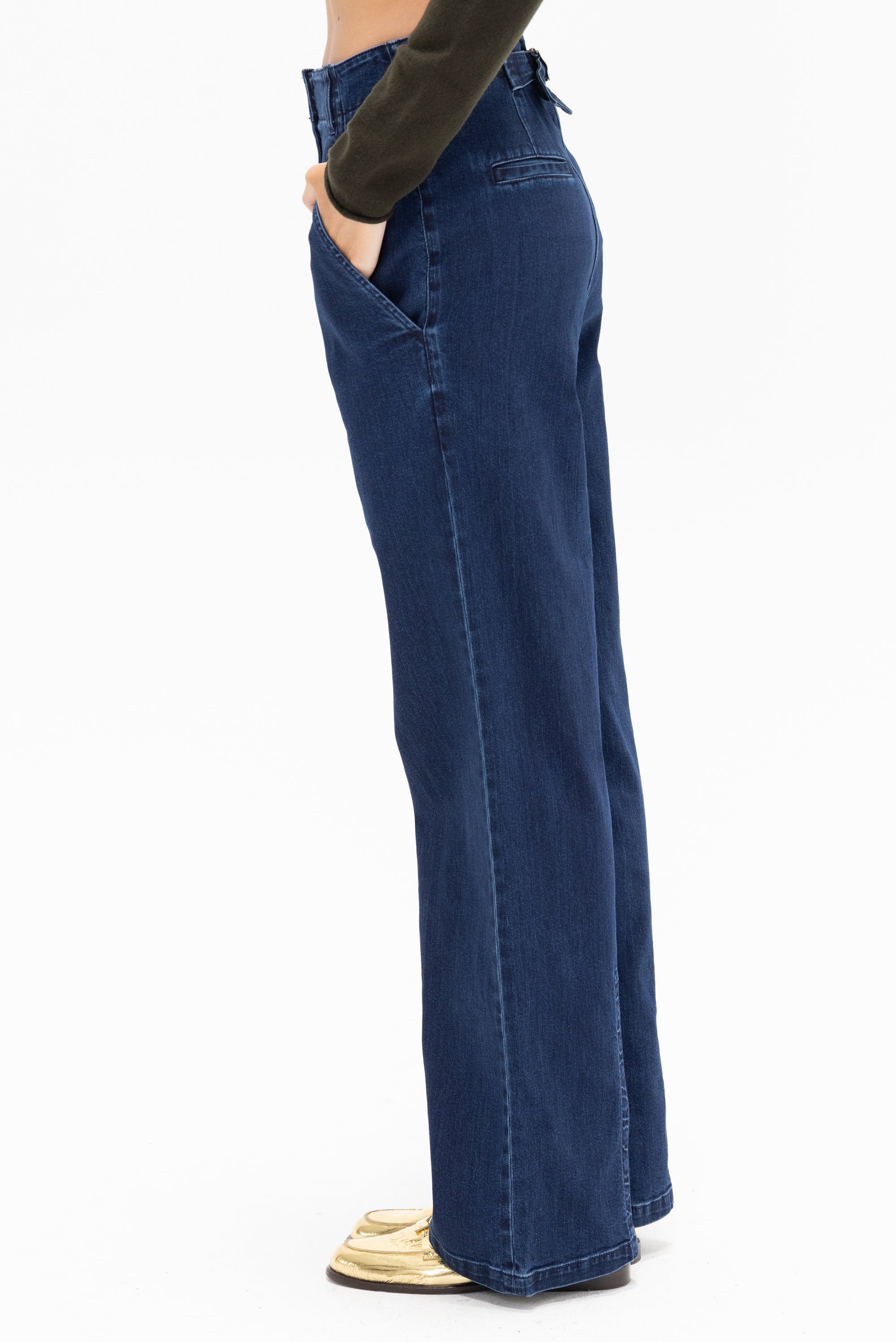 TIBI - Barry Classic Jean, Indigo