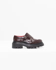 PLAN C - Loafer with Buckles, Oxblood