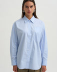 Oversized Shirt, Light Blue