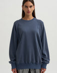 Oversized Sweatshirt, Vintage Blue