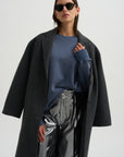 Oversized Sweatshirt, Vintage Blue