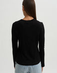 Wool Tencel Crewneck Top