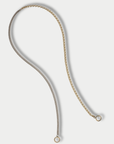 Mixed Up Half & Half Chain Necklace, Sterling Silver & Gold