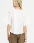 Almost A T-Shirt Top, White