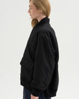 Aviator Oversize Jacket, Noir