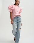 Lolita Oversize Top, Crisp Candy