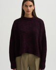 Avalanche Summer Knit Sweater, Rouge Noir