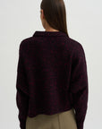 Avalanche Summer Knit Sweater, Rouge Noir