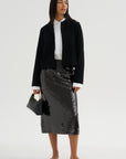 Cropped Jacket, Jet Black