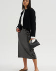 Cropped Jacket, Jet Black