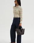 Plaid Shirt, Jade-Yellow