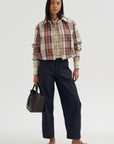 Plaid Shirt, Jade-Yellow