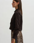 Bib Shirt, Espresso