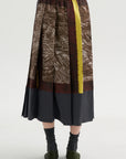 Foulard Scribbles Skirt, Myrrh