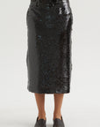 Sequin Skirt, Mink