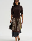 Light Cashmere Pullover, Chocolate