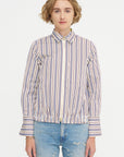 Fancy Stripe Shirt, Baltic Blue
