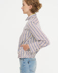 Fancy Stripe Shirt, Baltic Blue