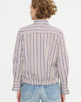 Fancy Stripe Shirt, Baltic Blue