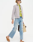 Fancy Stripe Shirt, Baltic Blue