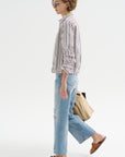 Fancy Stripe Shirt, Baltic Blue