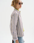 Fancy Stripe Shirt, Baltic Blue