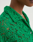 Guipure Lace Shirt, Shamrock
