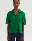 Guipure Lace Shirt, Shamrock