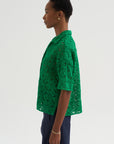 Guipure Lace Shirt, Shamrock
