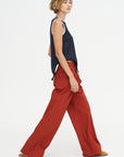 Poplin Pants, Red Earth