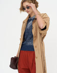Short Sleeve Sweater, Marine