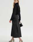 Pleated Skirt, Anthracite