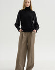 Layered Turtleneck, Nero