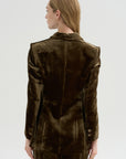 Velvet Blazer, Tortora