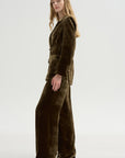 Velvet Blazer, Tortora