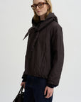 Reversible Short Jacket, Brown