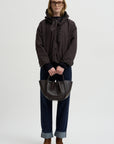 Reversible Short Jacket, Brown