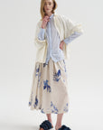 Washed Cotton Crinkle Classic Shirt, Saxe Blue