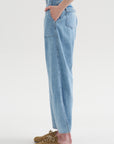 8oz Natural Denim Baker Pants, Ice Blue