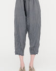 Wool Blend Twill Tapered Pant, Grey
