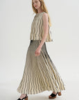 Glowline Skirt, Off-White & Black