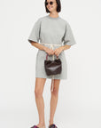 Sweatshirt Dress, Granite