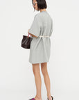 Sweatshirt Dress, Granite