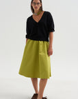 A-Line Skirt, Citron