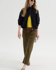 Bomber Jacket, Blue-Black
