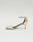 Heel Sandal, Silver